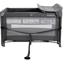 Кроватка-манеж VELANO Tino Dark Grey (46160)
