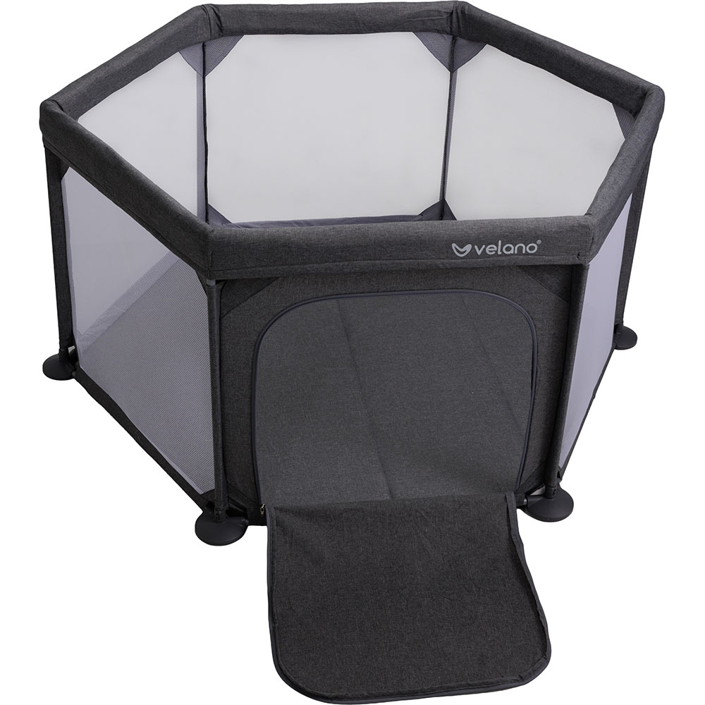 Манеж VELANO Star Grey (46162) Материал ткань