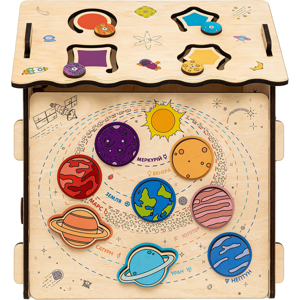 Бизидомик GoodPlay Космос (BB-002) Развивающие игрушки, центры, кресла развивающий центр