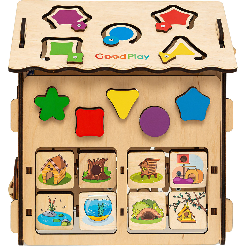 Бизидомик GoodPlay Веселые игры (BB-003) Развивающие игрушки, центры, кресла развивающий центр