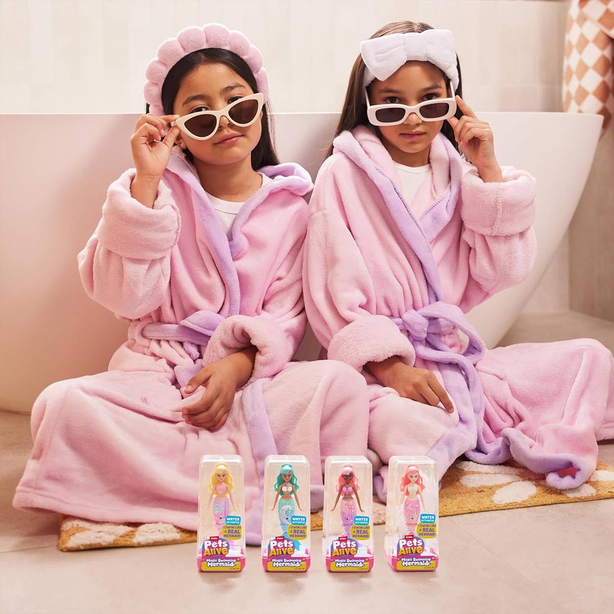 Фото Интерактивная игрушка PETS & ROBO ALIVE S1 Волшебная русалочка Розовая звезда (9567A)