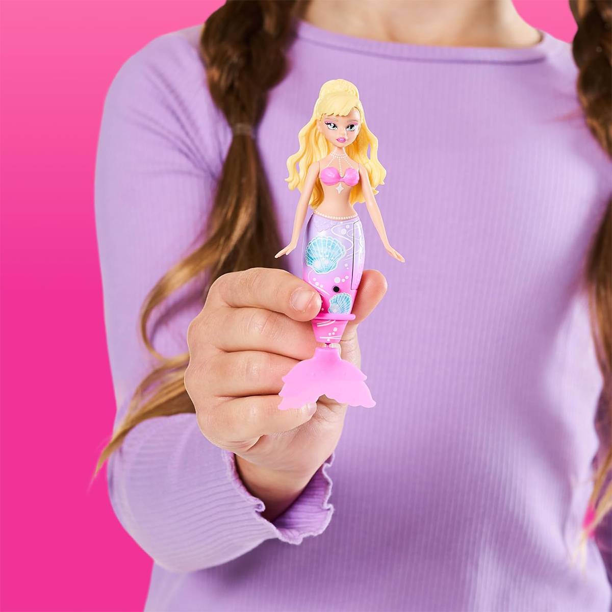 Интерактивная игрушка PETS & ROBO ALIVE S1 Волшебная русалочка Жемчужная ракушка (9567D) Игрушки для песочницы, воды для ванной