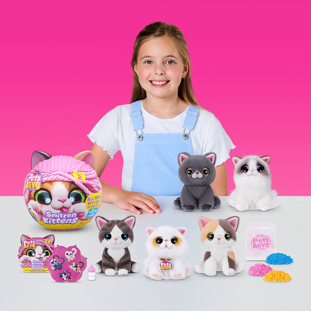 Зображення Інтерактивний набір PETS & ROBO ALIVE S2 Грайливі кошенята (9568)
