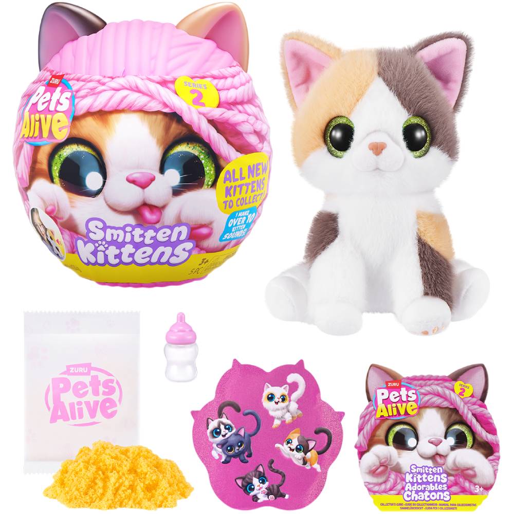 Інтерактивний набір PETS & ROBO ALIVE S2 Грайливі кошенята (9568) Для кого універсально
