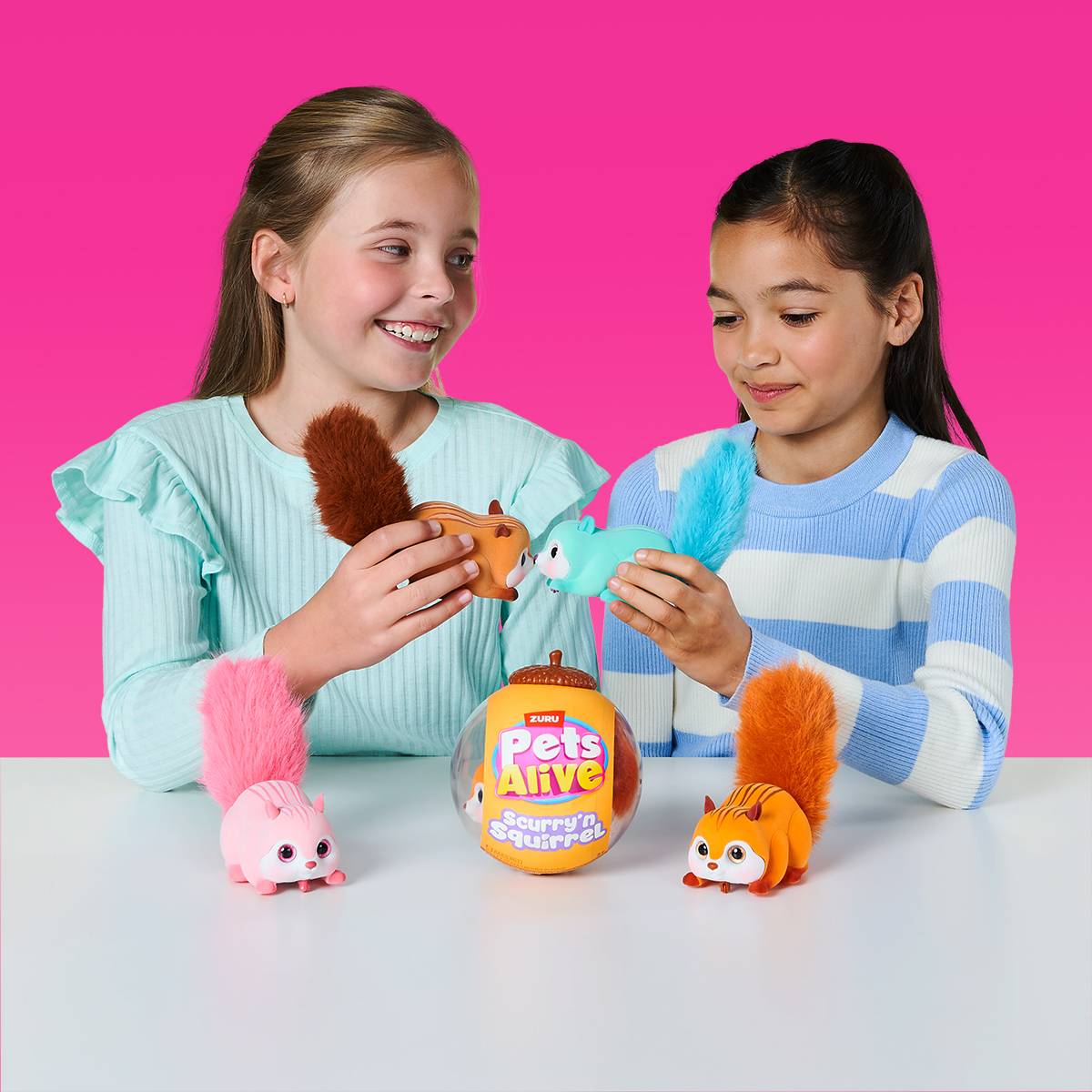 Фото Інтерактивна іграшка PETS & ROBO ALIVE S1 Білочка Orange (9565A)