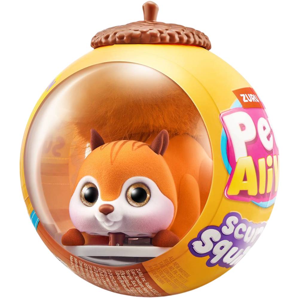 Інтерактивна іграшка PETS & ROBO ALIVE S1 Білочка Orange (9565A)