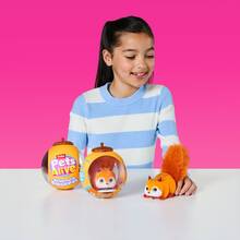 Интерактивная игрушка PETS & ROBO ALIVE S1 Белочка Brown (9565E)