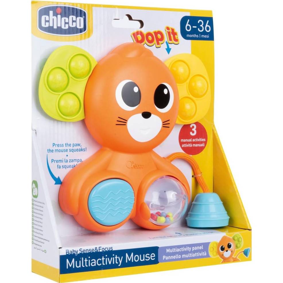 Брязкальце CHICCO Мультисенсорне мишеня (11822.00) Вид тварини миші