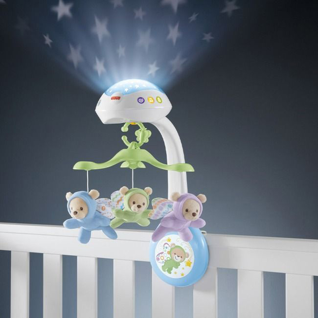 Заказать Мобиль FISHER-PRICE Сон бабочки с эффектами с пультом управления (CDN41)