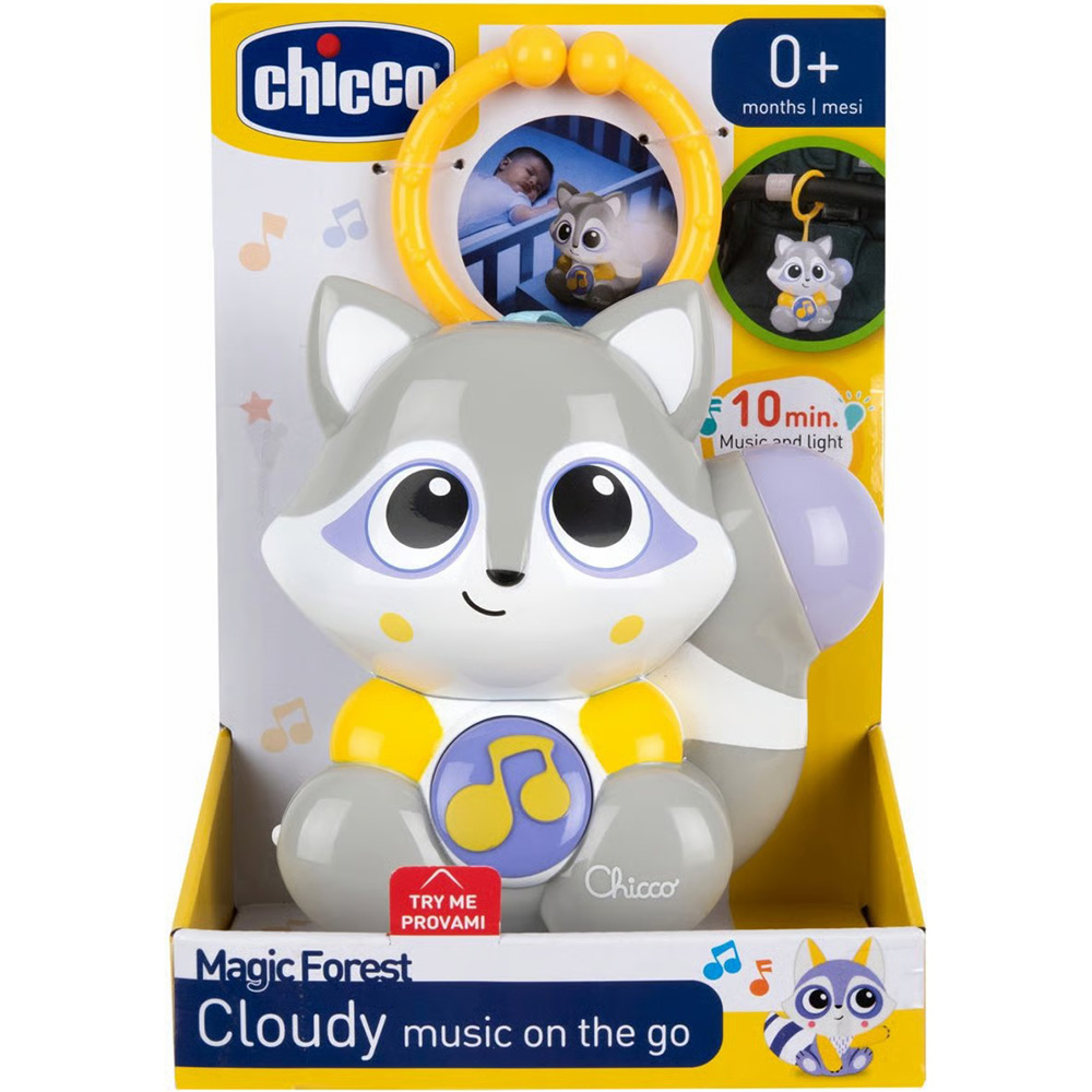 Замовити Музична підвіска CHICCO Єнот Клауді 2 в 1 (10065.00)