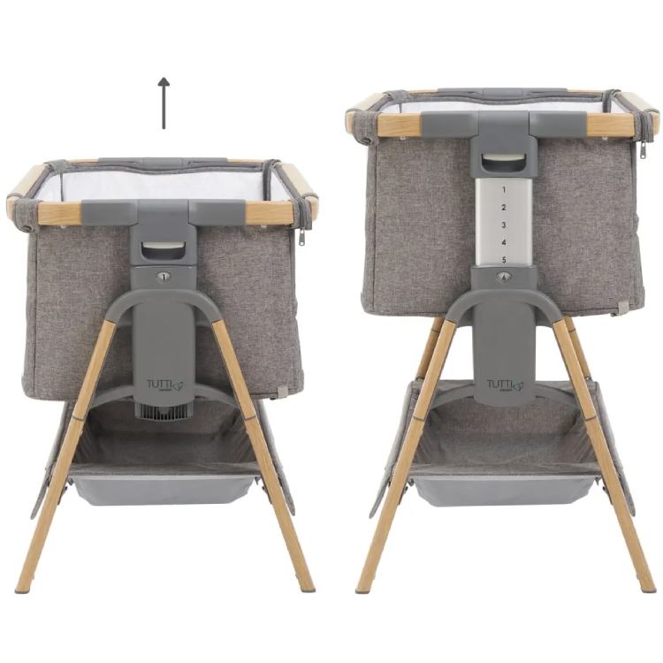 Дитяче ліжечко TUTTI BAMBINI CoZee XL 2 в 1 Light Gray (211209/3590) Для кого універсально