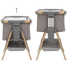 Дитяче ліжечко TUTTI BAMBINI CoZee XL 2 в 1 Light Gray (211209/3590)