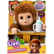 Інтерактивна іграшка MOOSE Little Live Pets Маленька мавпочка (26558)
