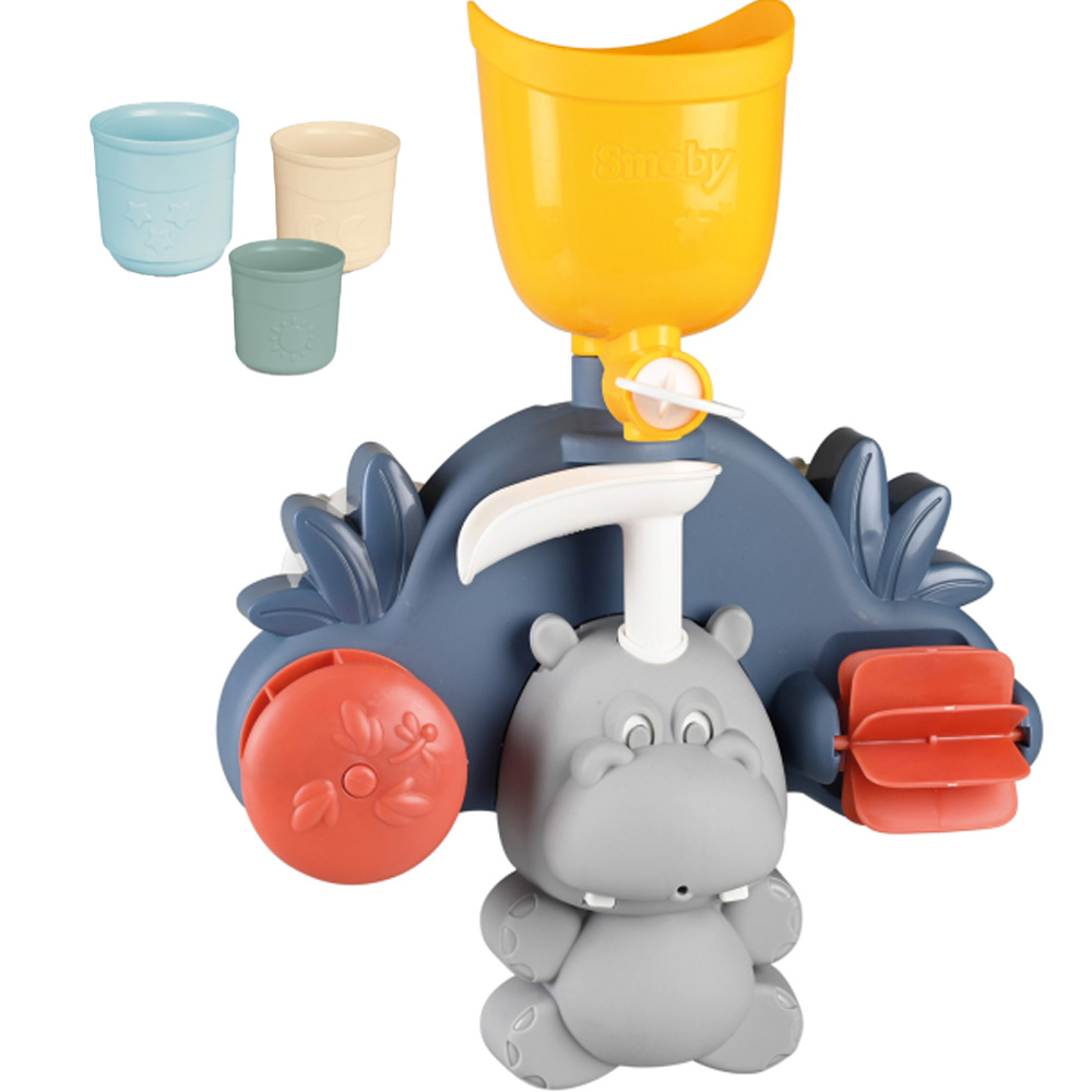 Іграшка для ванної SMOBY Little Водяний млин. Бегемот" з аксесуарами (140405)