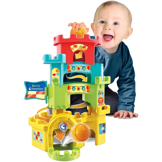 Розвиваюча іграшка CLEMENTONI Ball Drop Castle (17226) Розбірні іграшки піраміда