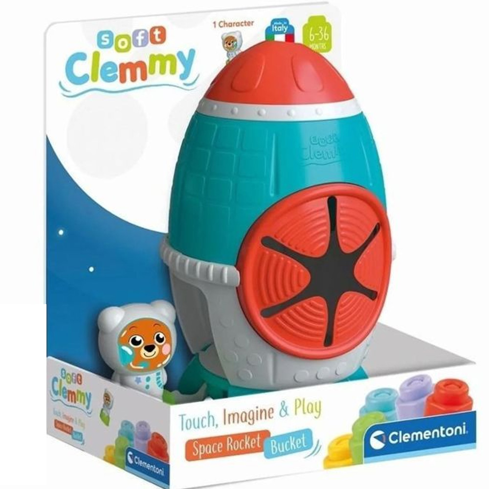 Развивающая игрушка CLEMENTONI Space Rocket Soft Clemmy (17806) Возраст от 6 месяцев