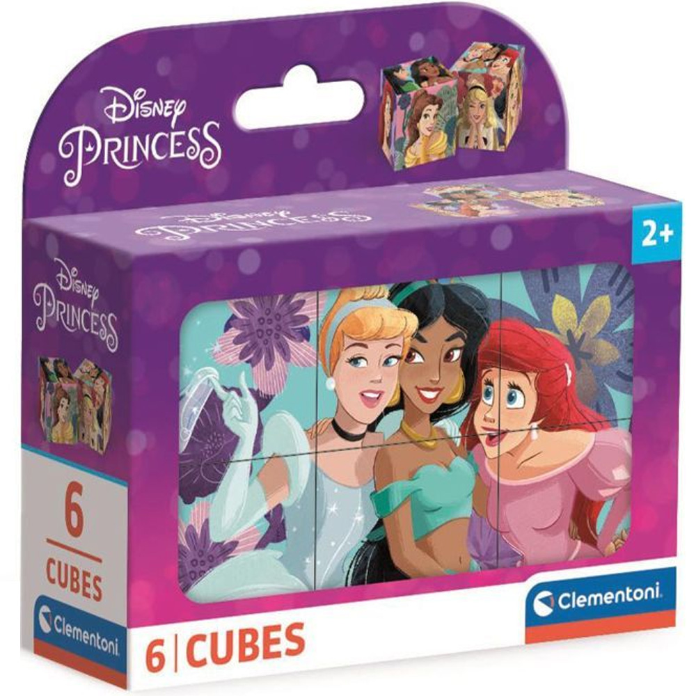 Кубики CLEMENTONI Princess 6 ел (40660)