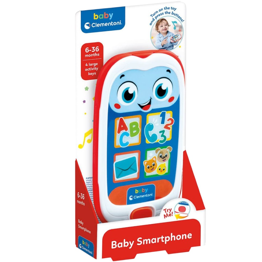 Розвиваюча іграшка CLEMENTONI Baby Smartphone (17912)