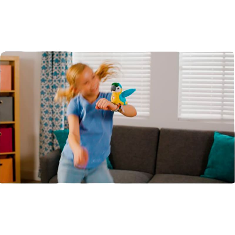 Интерактивная игрушка HAPPY YAPPERS Веселые разговоры Ара Blue/Yellow (9593) Вид животного птицы