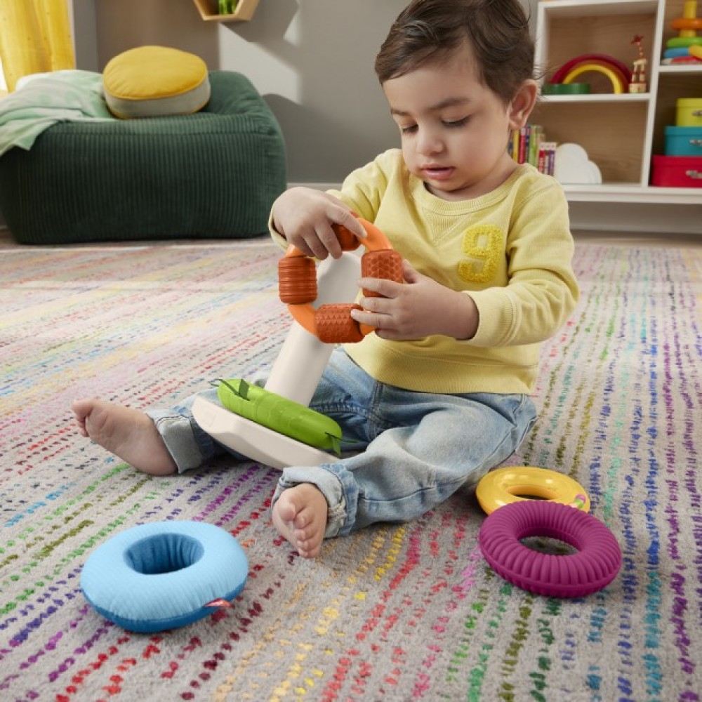 Замовити Пірамідка FISHER-PRICE Розвиток сенсорики (HXK47)