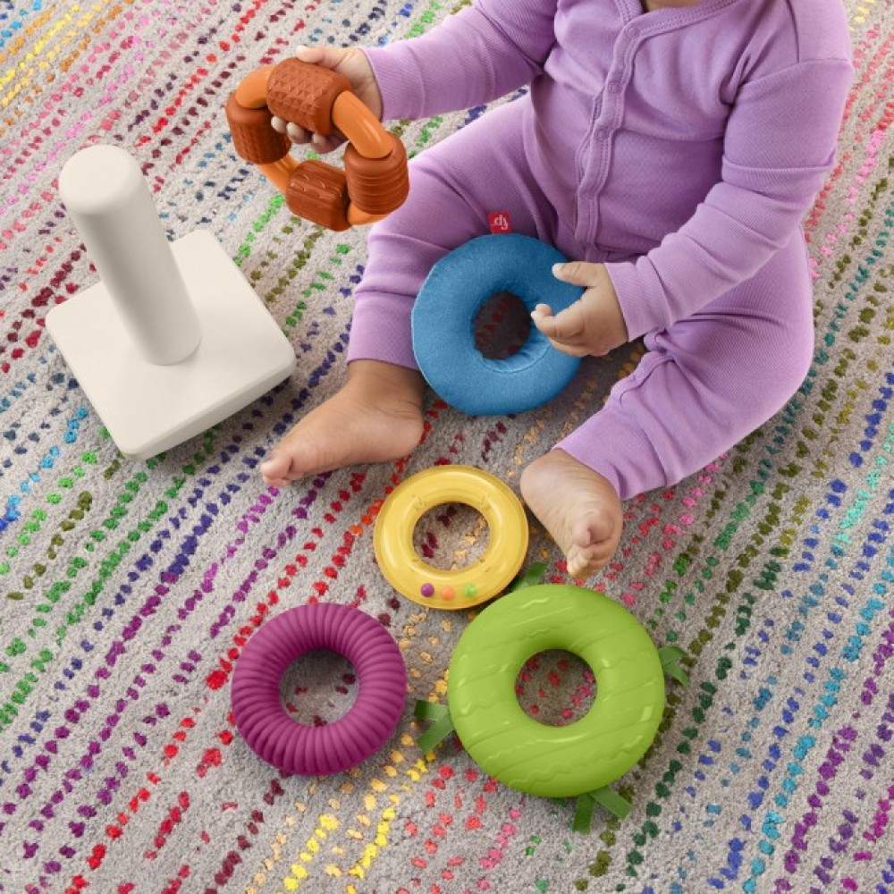 Зовнішній вигляд Пірамідка FISHER-PRICE Розвиток сенсорики (HXK47)