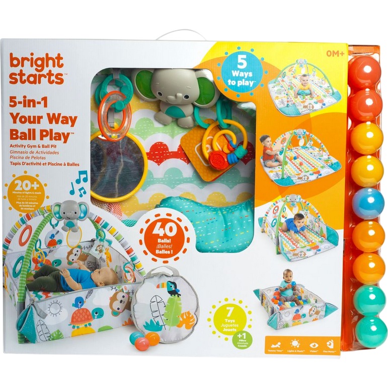 Фото Килимок для розвитку BRIGHT STARTS 5 в 1 Totally Tropical (12624)