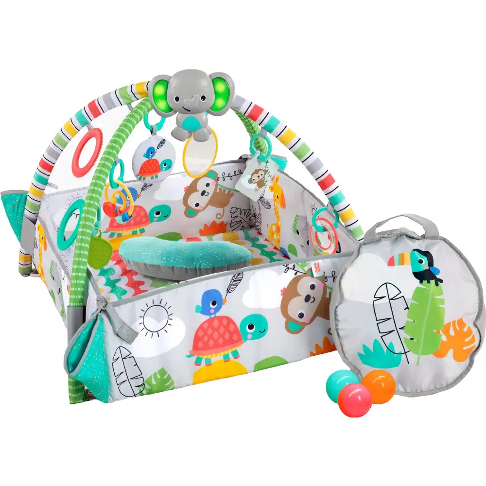 Килимок для розвитку BRIGHT STARTS 5 в 1 Totally Tropical (12624)