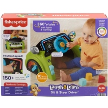 Розвиваюча іграшка FISHER-PRICE Інтерактивне кермо Маленький водій із технологією Smart Stage (HTW88)