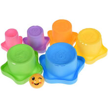 Набір для гри з піском SAME TOY Stacking cups 7 од. (618-10Ut)