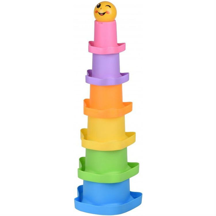 Набір для гри з піском SAME TOY Stacking cups 7 од. (618-10Ut) Іграшки для пісочниці, води для піску/снігу