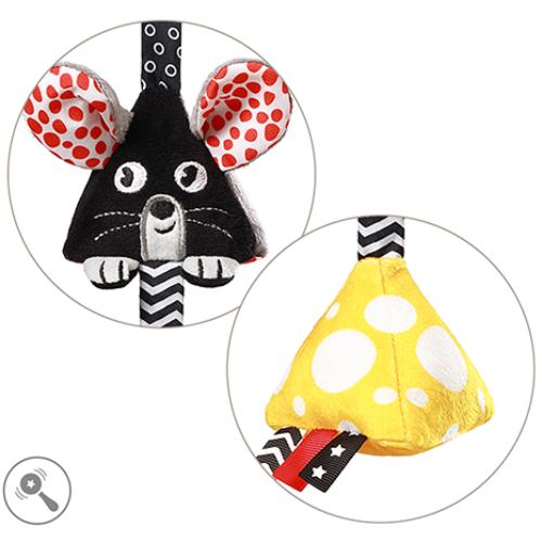 Подвеска BABYONO Мышонок и сыр (1676) Возраст с рождения