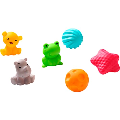 Игровой набор BABYONO Сенсорные мячики 6 шт (1530)