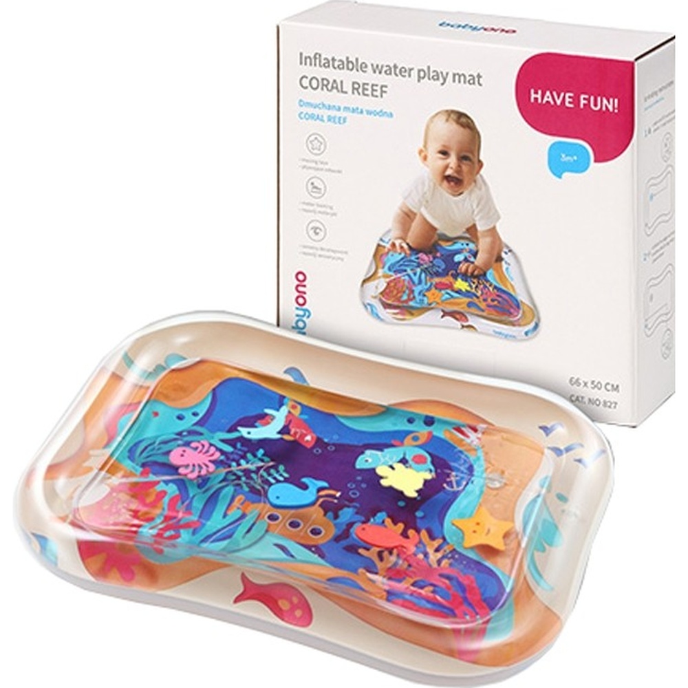 Развивающий водный коврик BABYONO Коралловые рифы (827)