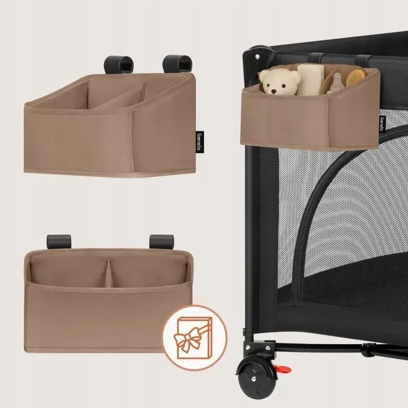 Внешний вид Органайзер для кроватки Lionelo Sidepocket Small Beige