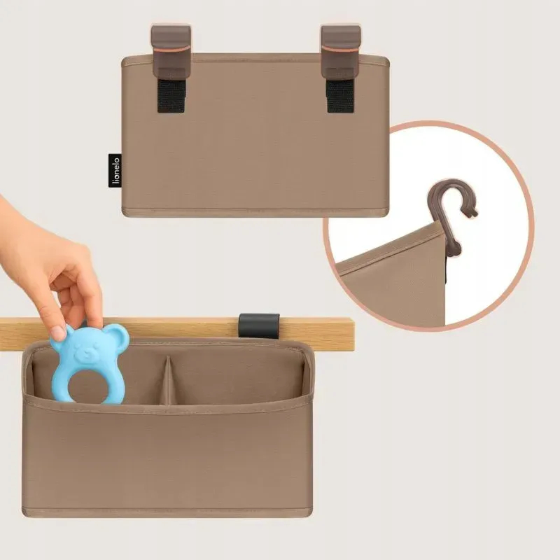 Органайзер для кроватки Lionelo Sidepocket Small Beige Материал Текстиль, полипропилен