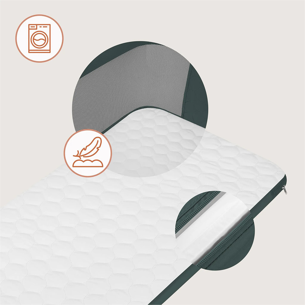 Фото 15 Детская кроватка LIONELO Jodie Green Graphite