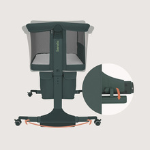 Детская кроватка LIONELO Jodie Green Graphite