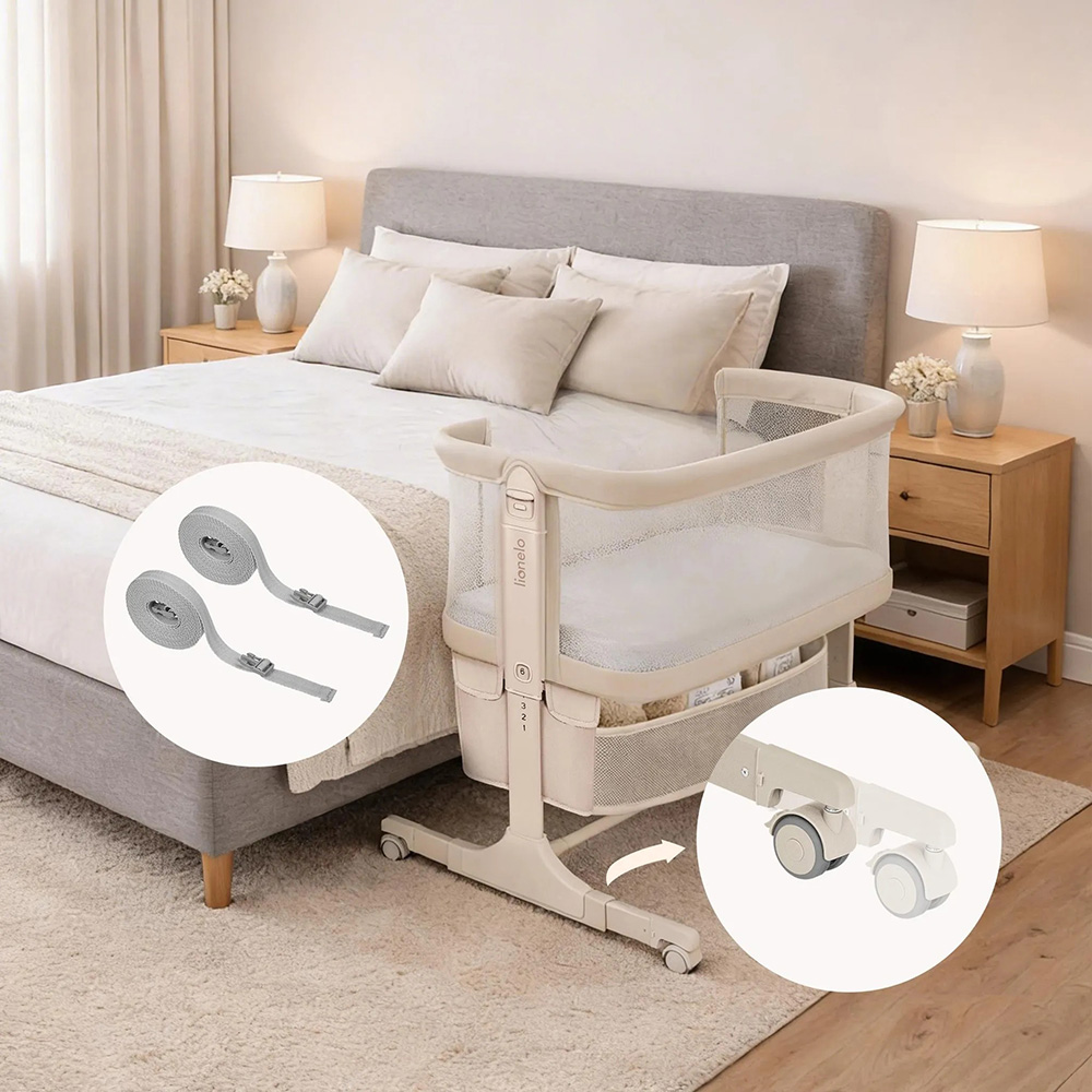 Фото 16 Детская кроватка LIONELO Jodie Green Graphite