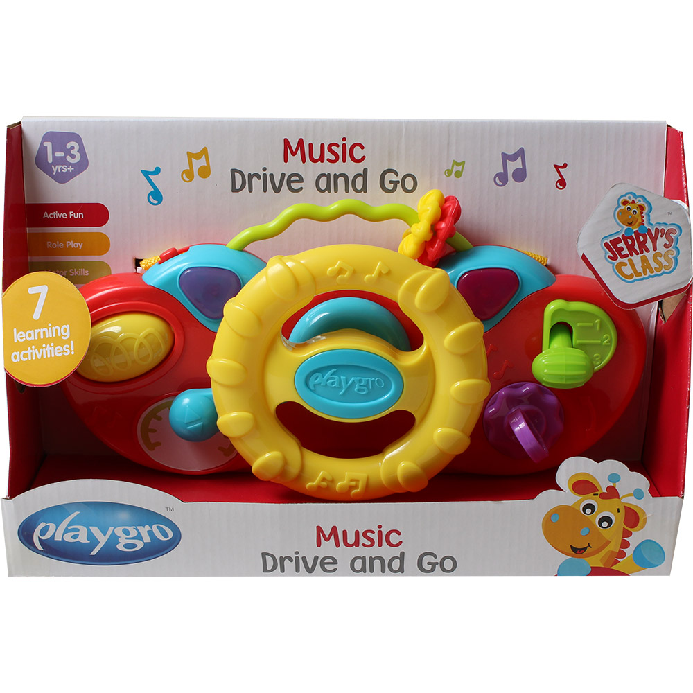 

Музыкальная игрушка PLAYGRO Руль (0184477), "Музичний руль" (від 12 міс.)