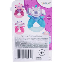 Погремушка Funmuch Коровка мягкая (FM555-6H)