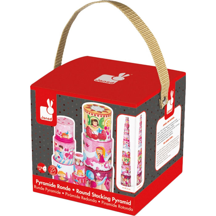 Пирамидка Деликатесы JANOD J02829 Разборные игрушки пирамида
