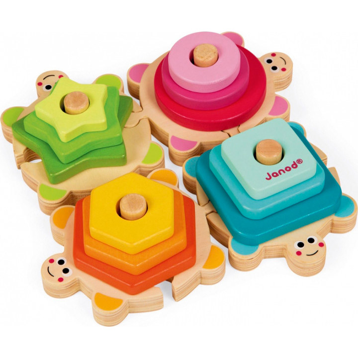 

Сортер JANOD Черепашки J05337, Сортер Черепашки J05337