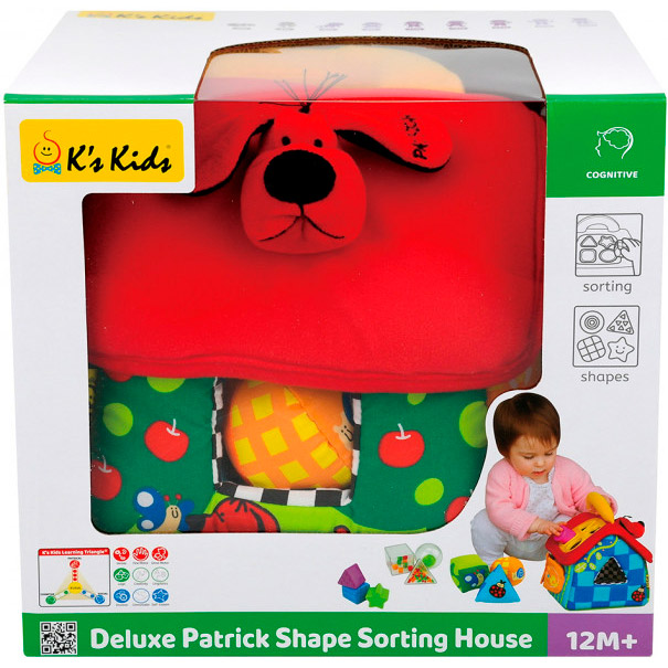 

Сортер K’S KIDS Мягкий Домик (KA10460-2GB), Сортер мягкий Домик