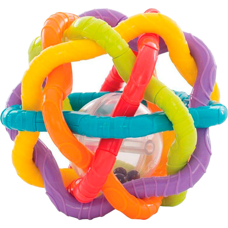 

Погремушка PLAYGRO Сгибающийся мячик (184557), Брязкальце Сгибающийся мячик