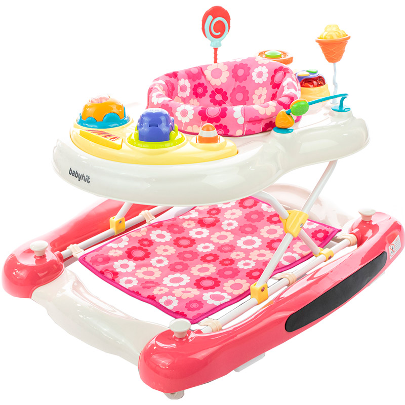 

Ходунки BABYHIT BG2123 Active Pink/White (73788), Ходунки BG2123 Active - Pink-White
