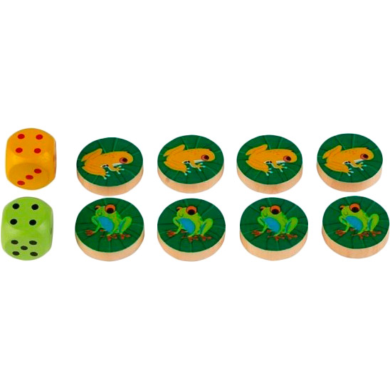 

Настольная игра JANOD Лягушки (J02698), Настольная игра Лягушки J02698