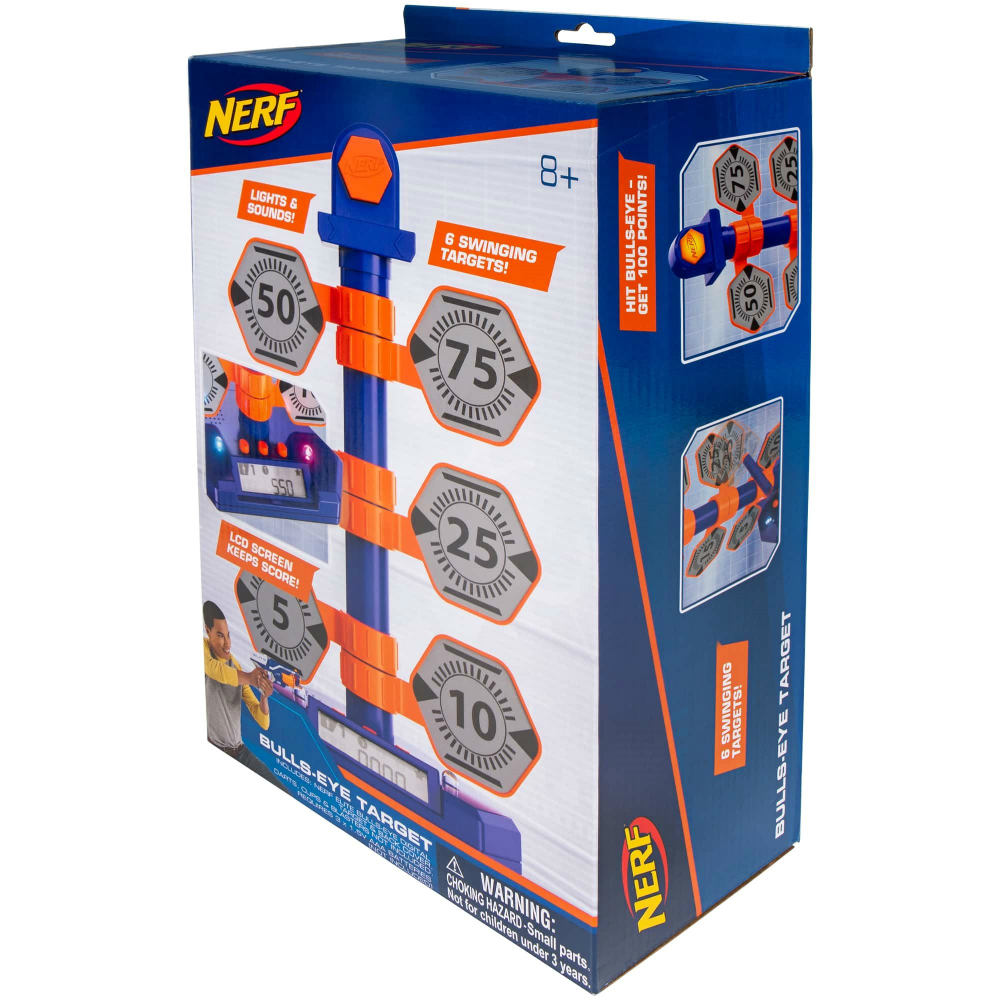 Игровая электронная мишень Nerf Jazwares Elite Bulls-Eye Digital Target (NER0205) Материал пластик