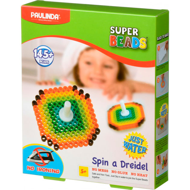 

Аквамозаика PAULINDA Super Beads Волчок 145 деталей (PL-150040-2), Аквамозаика Super Beads Волчок 145 деталей