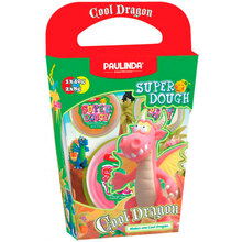 Маса для ліплення PAULINDA Super Dough Cool Dragon рожевий (PL-081378-15)