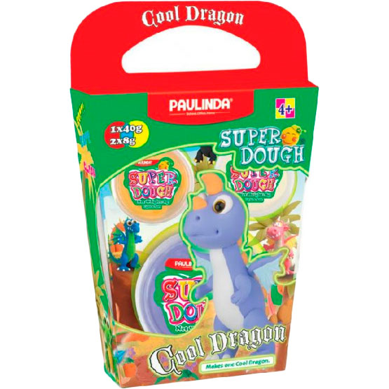 Маса для ліплення PAULINDA Super Dough Cool Dragon фіолетовий (PL-081378-18)